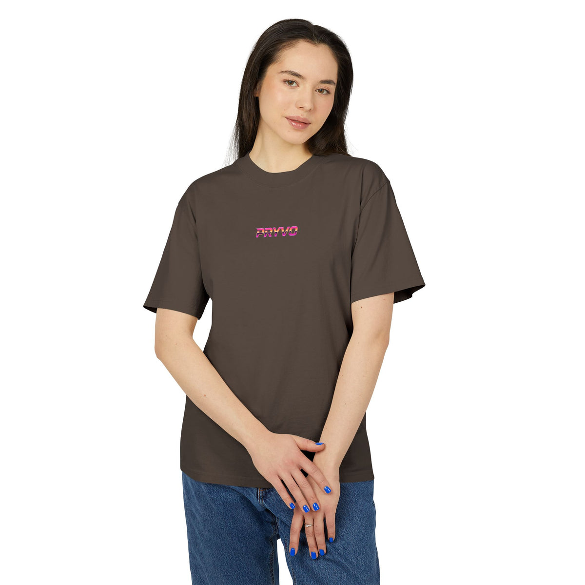 Retro Miami Streetwear Tee — "PRYVO Move Different" Graphic T-Shirt
