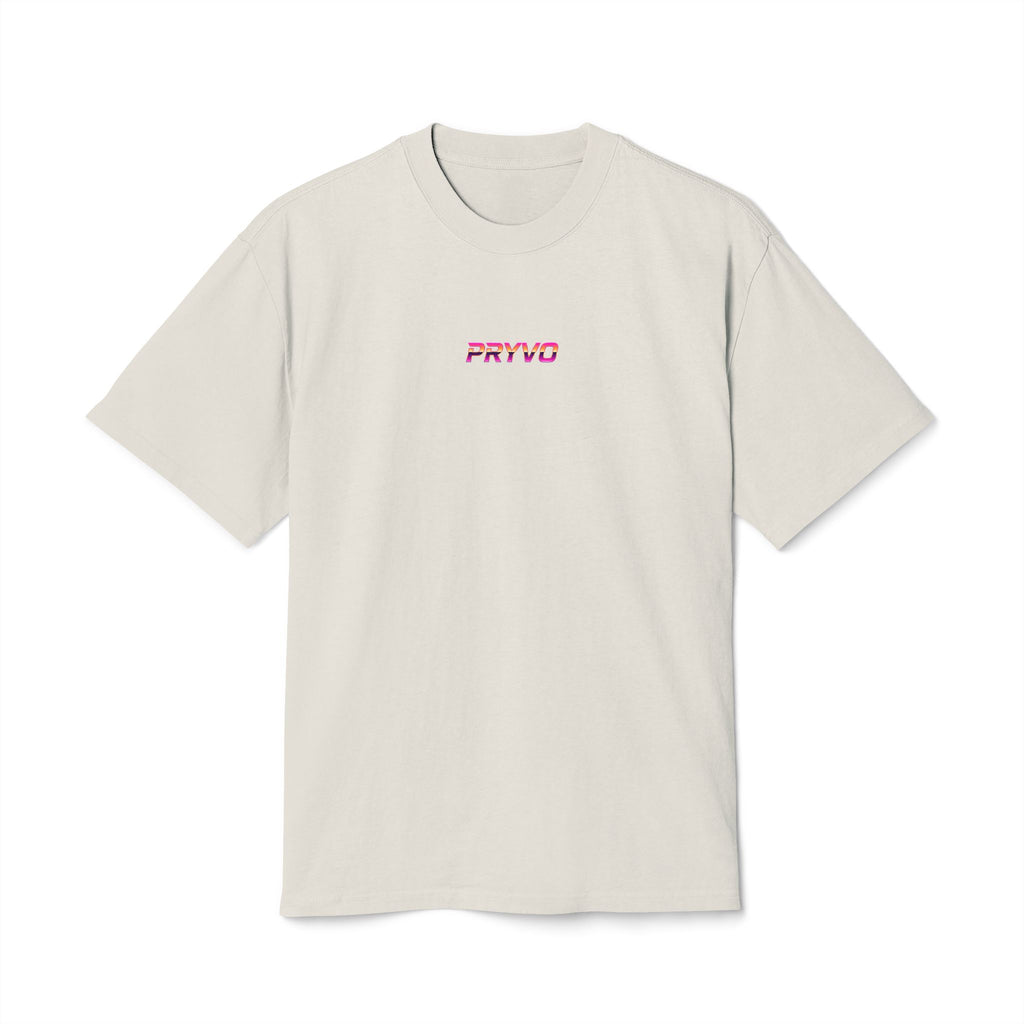 Retro Miami Streetwear Tee — "PRYVO Move Different" Graphic T-Shirt
