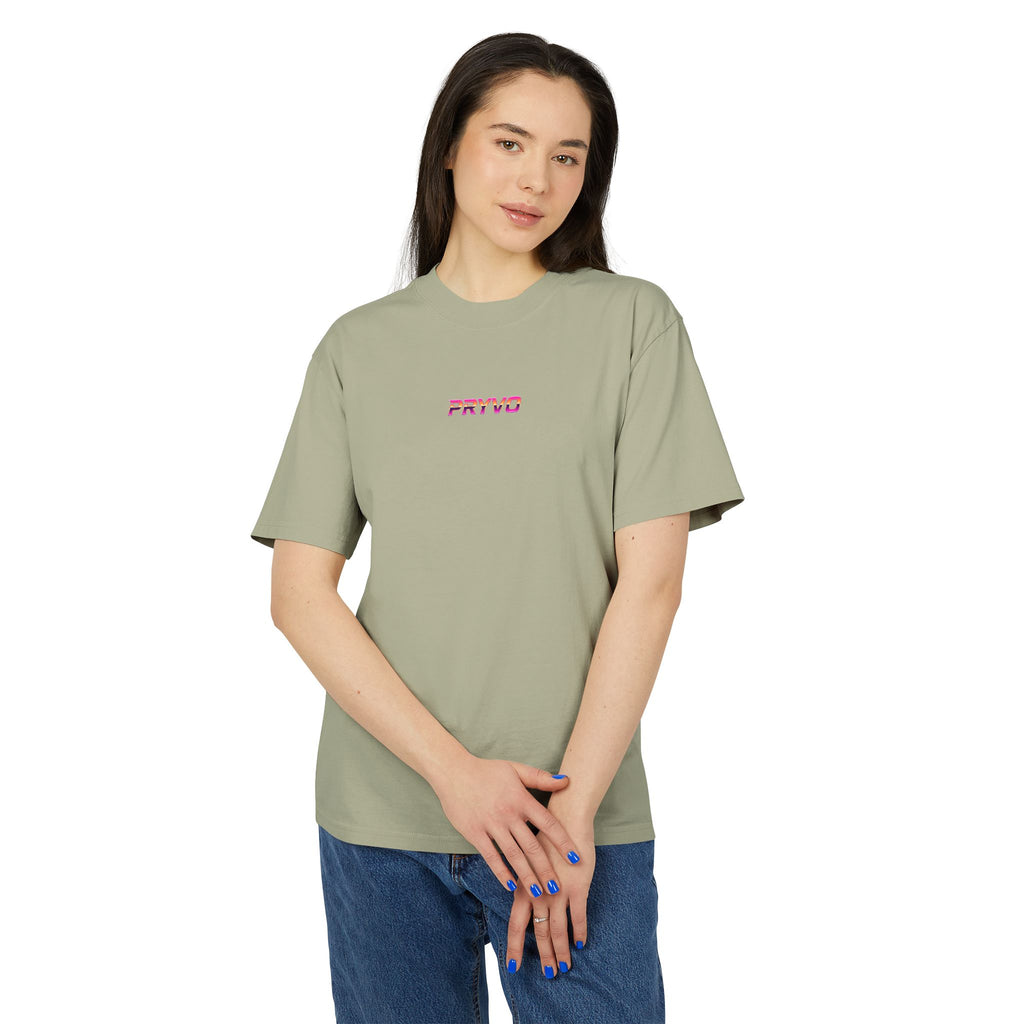 Retro Miami Streetwear Tee — "PRYVO Move Different" Graphic T-Shirt
