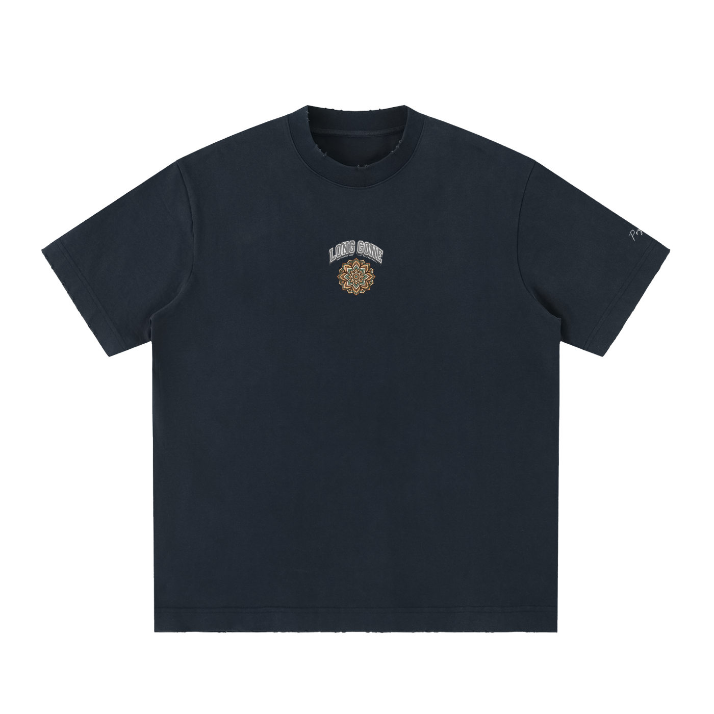 RUG design Vintage Washed Frayed T-Shirt