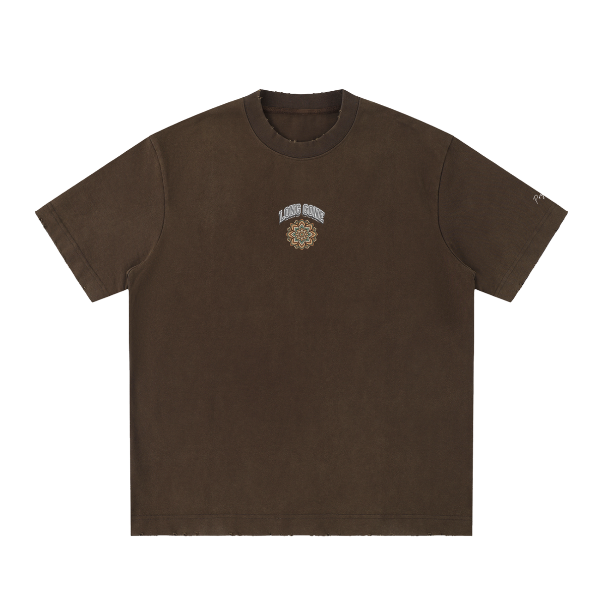 RUG design Vintage Washed Frayed T-Shirt