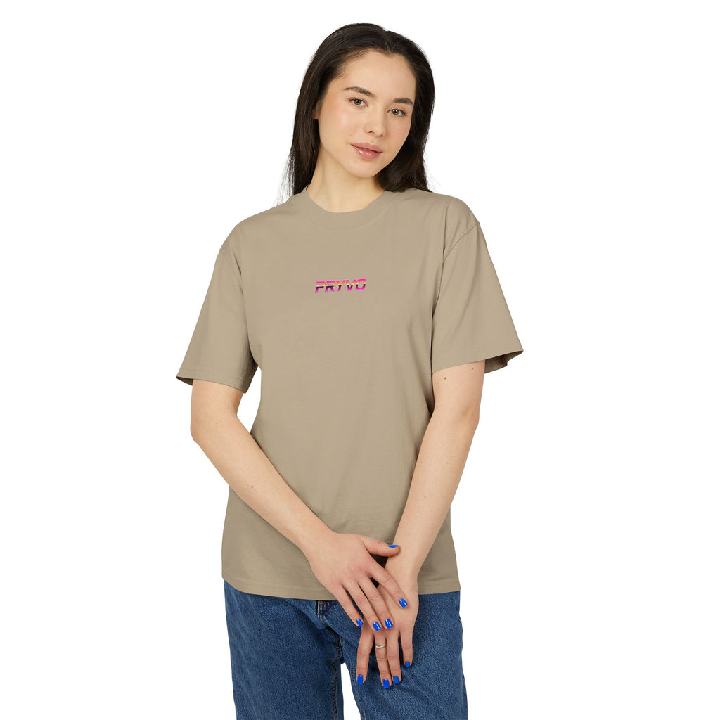 Retro Miami Streetwear Tee — "PRYVO Move Different" Graphic T-Shirt