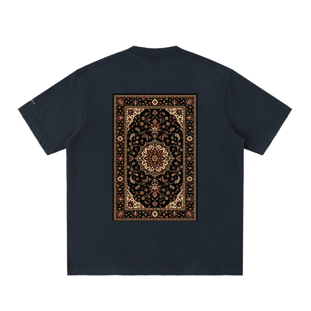RUG design Vintage Washed Frayed T-Shirt
