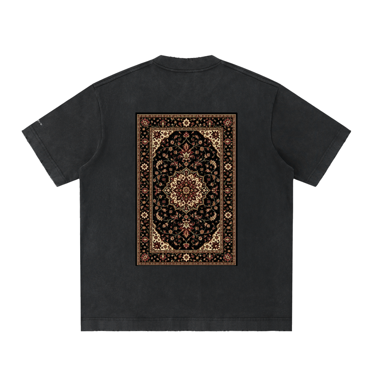 RUG design Vintage Washed Frayed T-Shirt